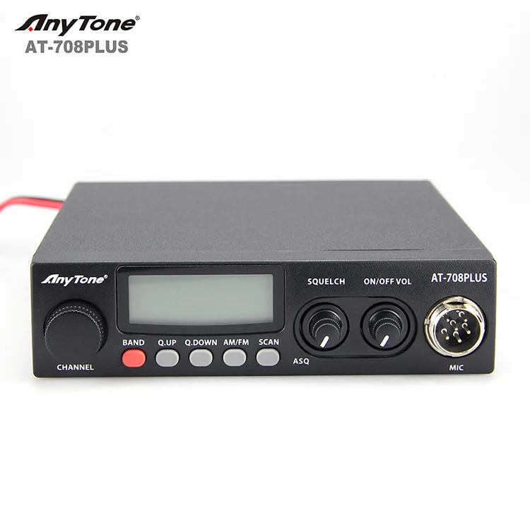 Anytone AT708 Plus Marine Radio 12 Band AM FM 27mhz CB Radio 600 Channels HF transceiver wakie talkie