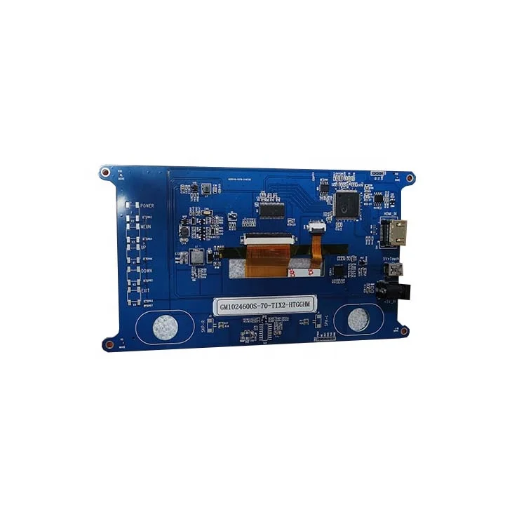 7 inch tft lcd display 1024*600 Resolution CTP I2C USB interface LCD + CTP + HD-MI board with touch module