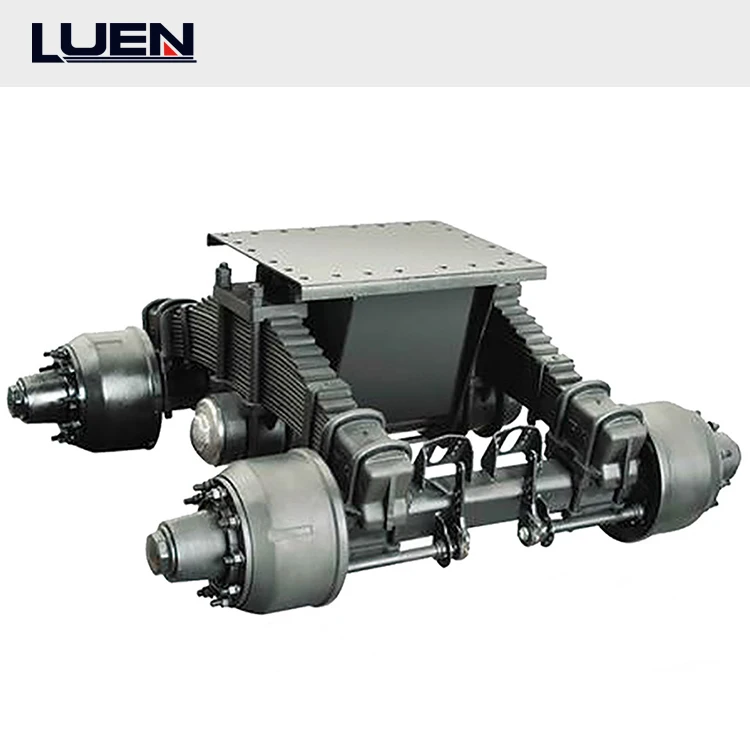 Truck Semi Trailer Spare Parts Trailer Suspension Axle Bogie Suspension for Sale