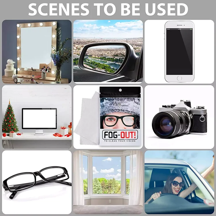 Anti-Fog Lens Wipes Pre-Moistened anti fog wipes for eyeglass