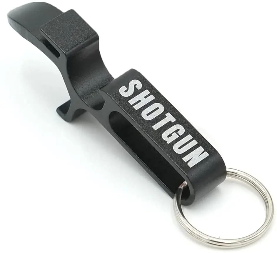 Aluminium Alloy Drop shipping available Bottle Metal Opener 4 in 1 Key Chain Shot gun Tools Opener Can Tab Opener