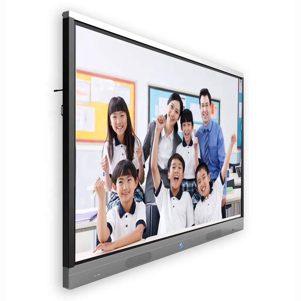 LCD TV Whiteboard Digital Smart Board IR Interactive Touch Screen Panel TFT Free Spare Parts OEM Price 65 Inch 4K UHD Panel 6ms