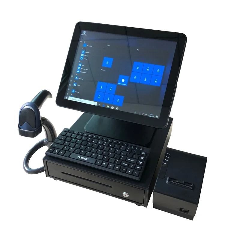 Дешевые 15 дюймов емкостный сенсорный экран кассовый pos windows tablet супермаркет кассовых аппаратов