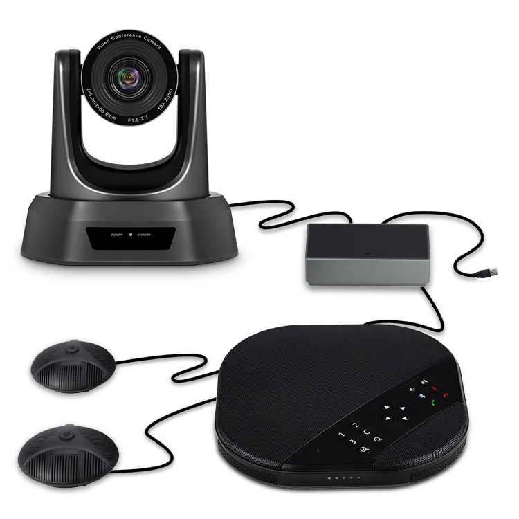 
10X Video and video Conferencing Kits USB PTZ Video Confrence Camera & Speakerphone & Hub VA3000E Series 