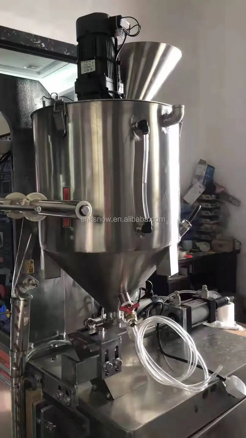 Volume cylinder counting automatic tomato paste cream syrup honey stick packaging machine
