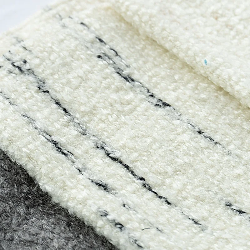 New Arrivals Textile Material Wholesale Heavy Weight Luxury Modern Comfortable White Boucle Upholstery Fabric For Furniture
