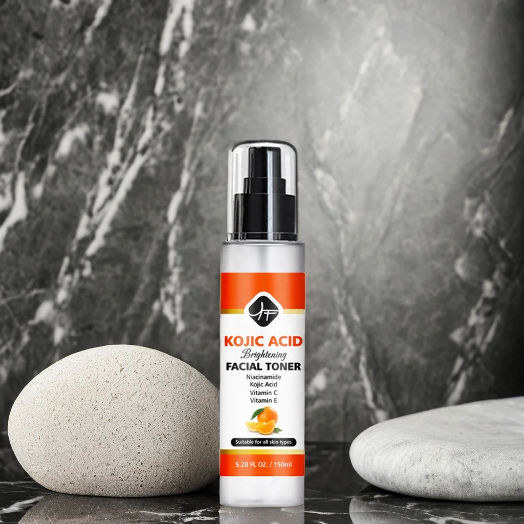 Hot selling KOJIC  Private Label Vitamin E Moisturizing Brightening KOJC ACID FACE water Most popular in Witch Hazel Skin Toner