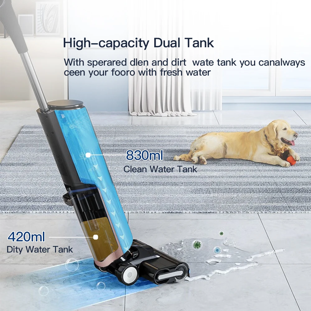 ISWEEP BSK01 Handheld Powerful Wireless Vacuum Car Cleaner Wet And Dry Dirty Fabric Carpet Sofa Cleaning Machine