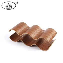 High quality willow wooden countertop wine rack designs