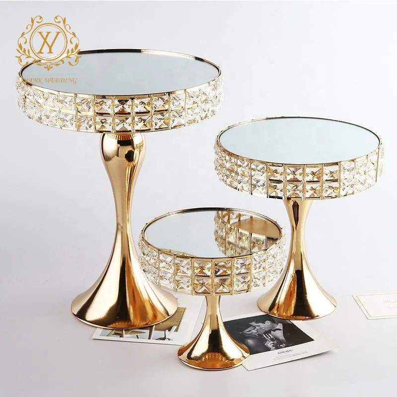 Wedding Hotel Decoration Dessert Plate Cake Table Wedding Scene Restaurant Metal Cake Stand Set