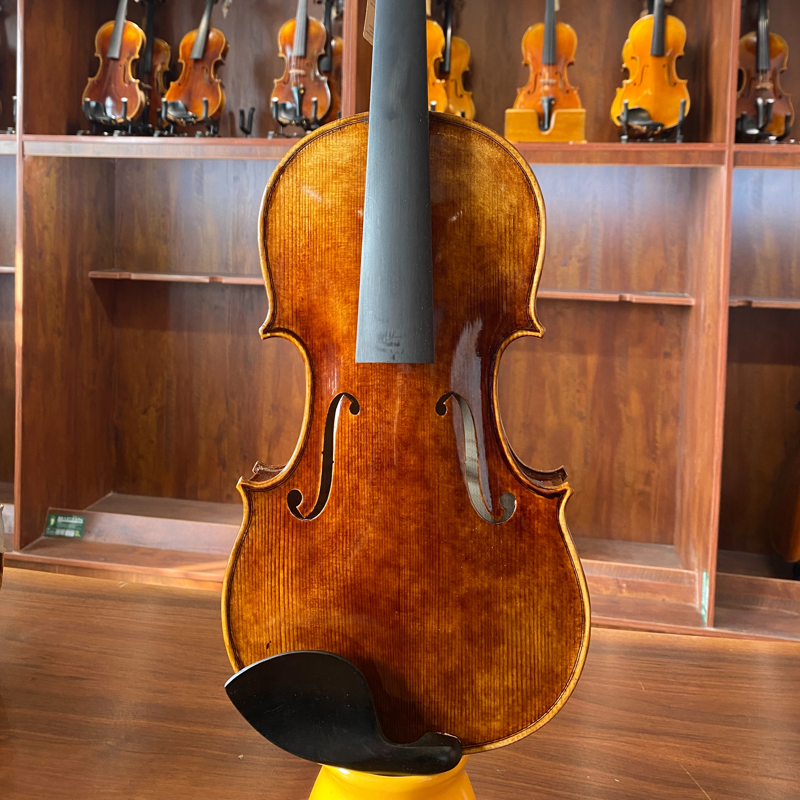 Китайская известная Высококачественная профессиональная Скрипка для взрослых ручной работы из цельной древесины 4/4