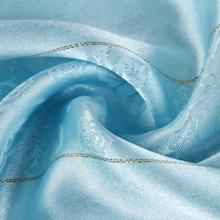 Suiting jacquard textiles brown dyed mikado stain fabric for wedding dress