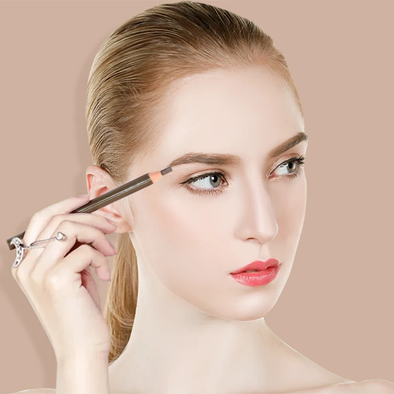 Private Label Cosmetics Makeup 7 Colors Brow Pencil Long Lasting Waterproof Microblading White Eyebrow Pencils