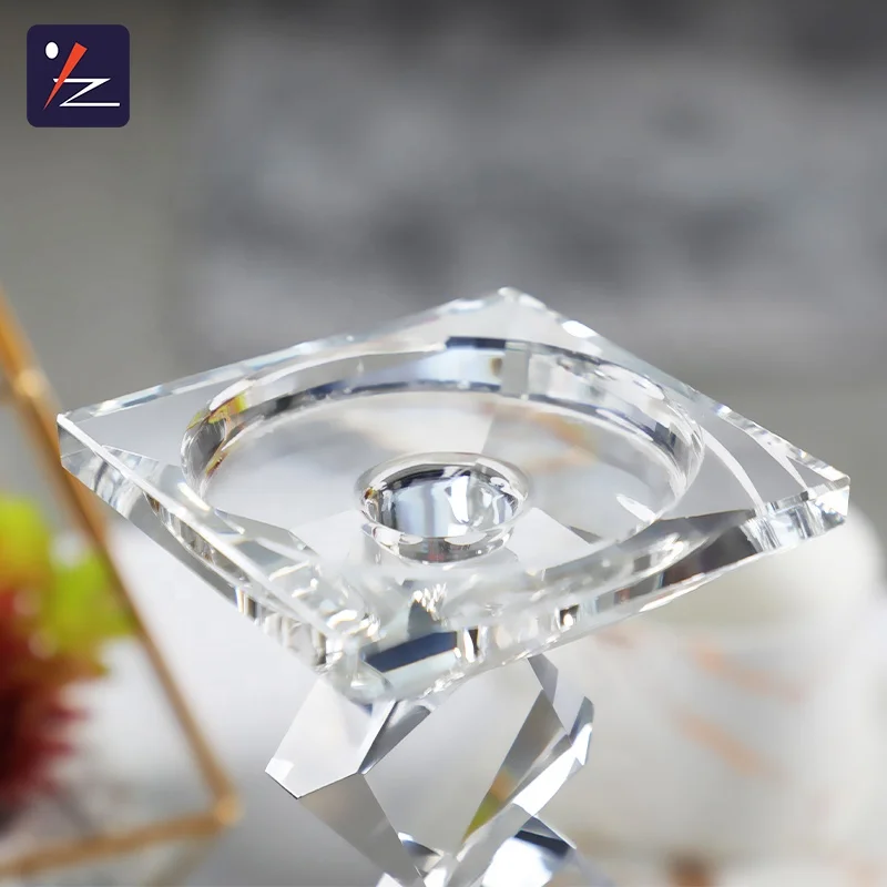 Высококачественный Хрустальный подсвечник k5 в форме столба для свадебного декора