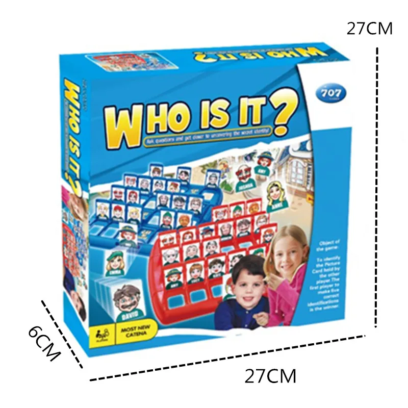 2023 Hot sell guess who is it toy interactive game tabletop game funny board games for children