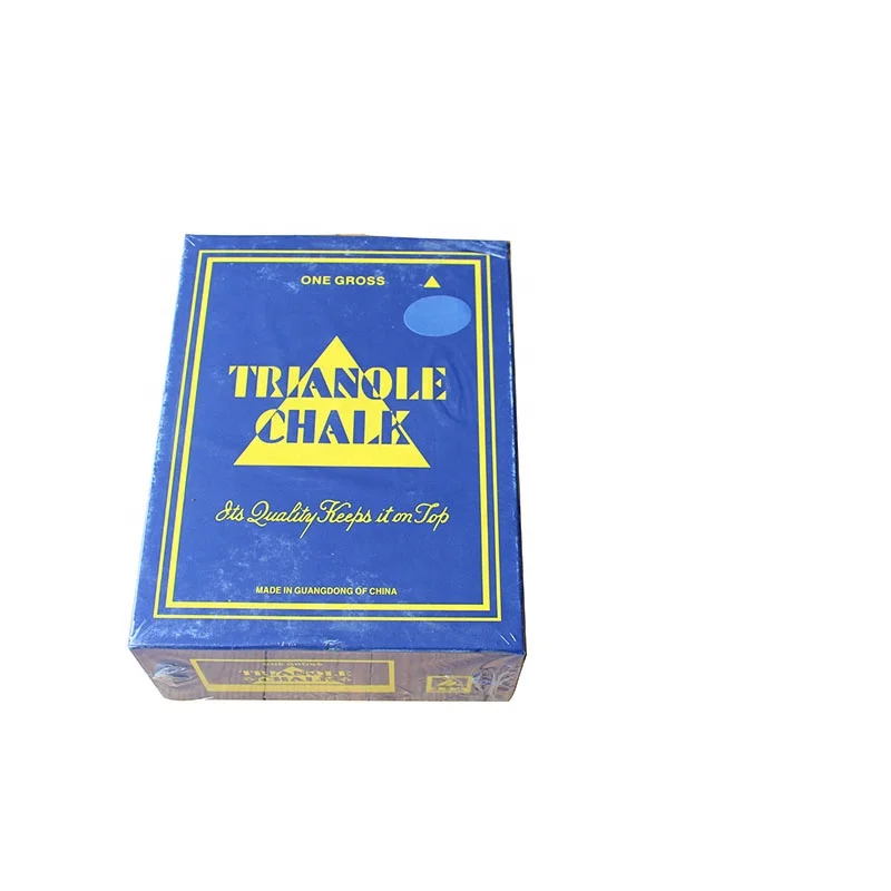 144pcs/box blue chalk, high quality Cheap billiard table chalk