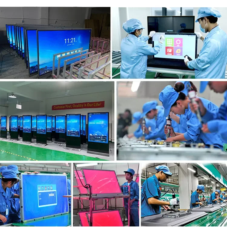 100 Inch Multi Touch Digital Smart Board Screen Floor Stand Electronic Interactive Whiteboard for Classroom
