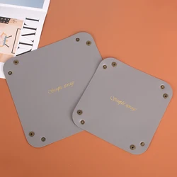 2022 pink color PU leather lash tray storage for women