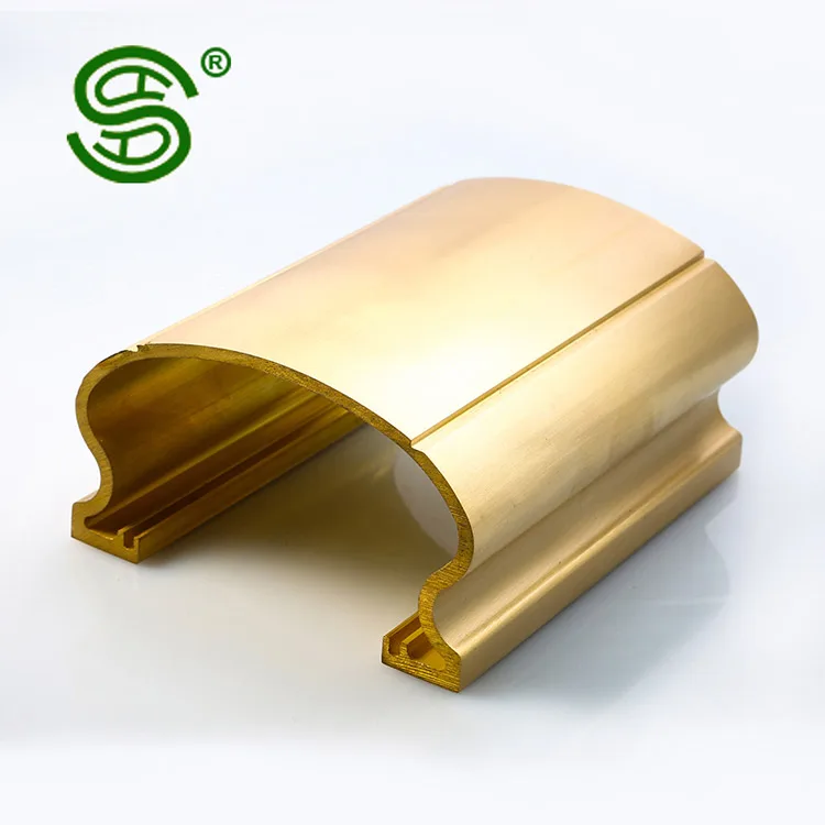 Customized Indoor Staircase Handrail Brass Balustrade Metal Stairs Railing Brass handrail