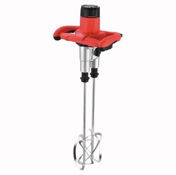 2500W Double Head 6 Speeds Electric Steering Wheel Mixer New 2 Rods Stirring Paint Cement Mortar Putty Food Mixing Machine