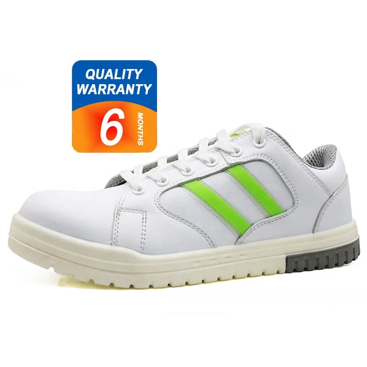 
TIGER MASTER brand CE white microfiber leather anti slip composite toe puncture proof S1P fashionable safety shoes for men 