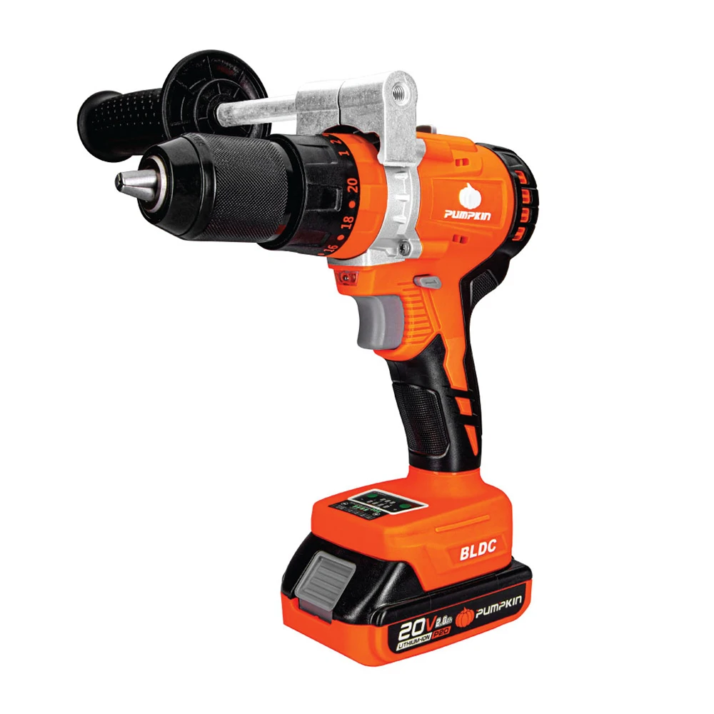 PUMPKIN TOOLS 20V LI-ION BRUSHLESS 2 SPEED IMPACT DRILL
