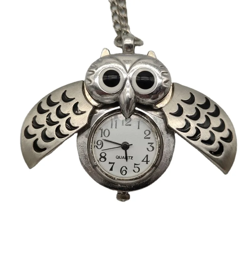 Wholesale Small size classic OWL Bronze Dia 27MM vintage Toy Pocket watch
