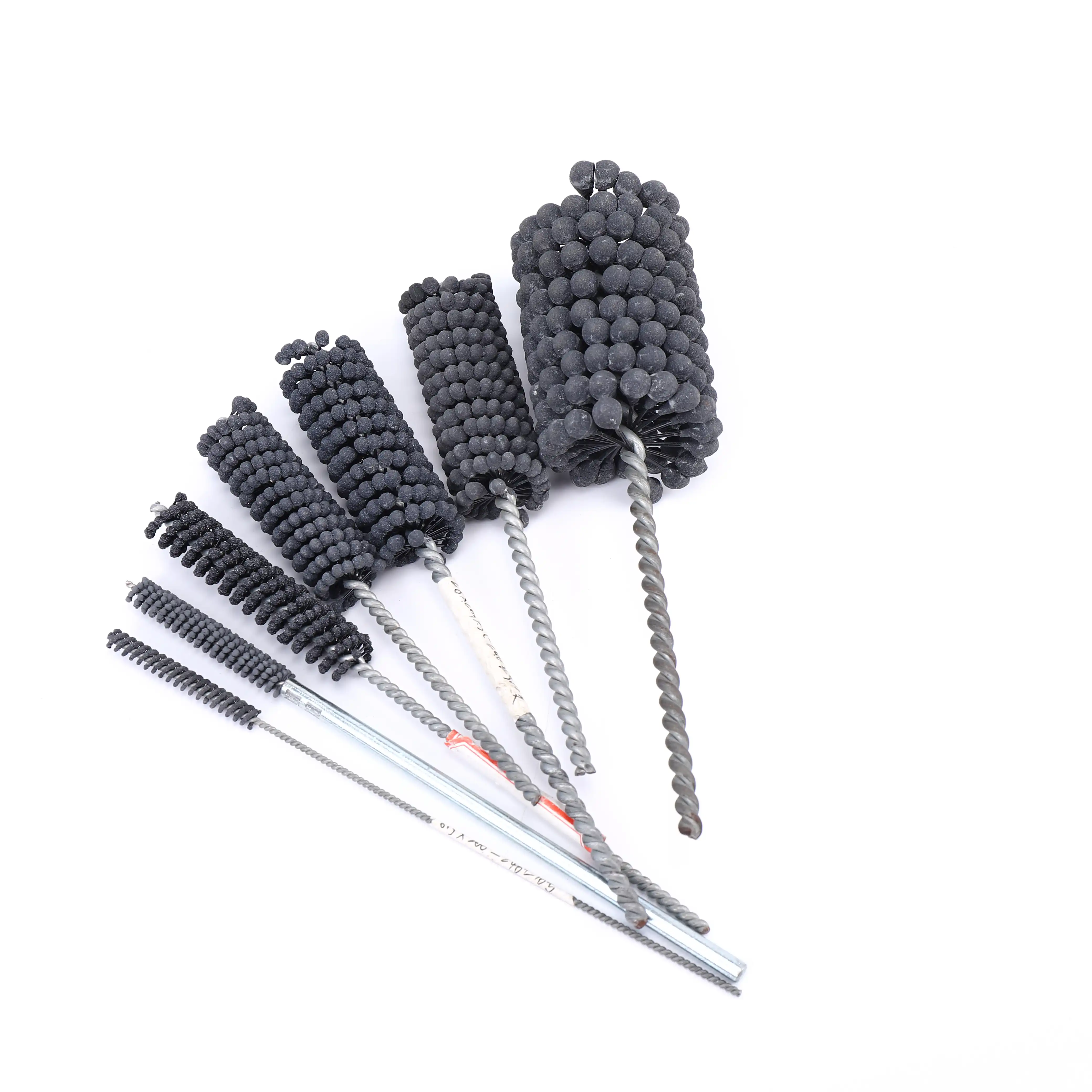 Factory Supply Abrasive Polishing Flex Piston Grinding Silicon Carbide Ball Head Brush Tube Inner Wall Rust Removal Ball Brush