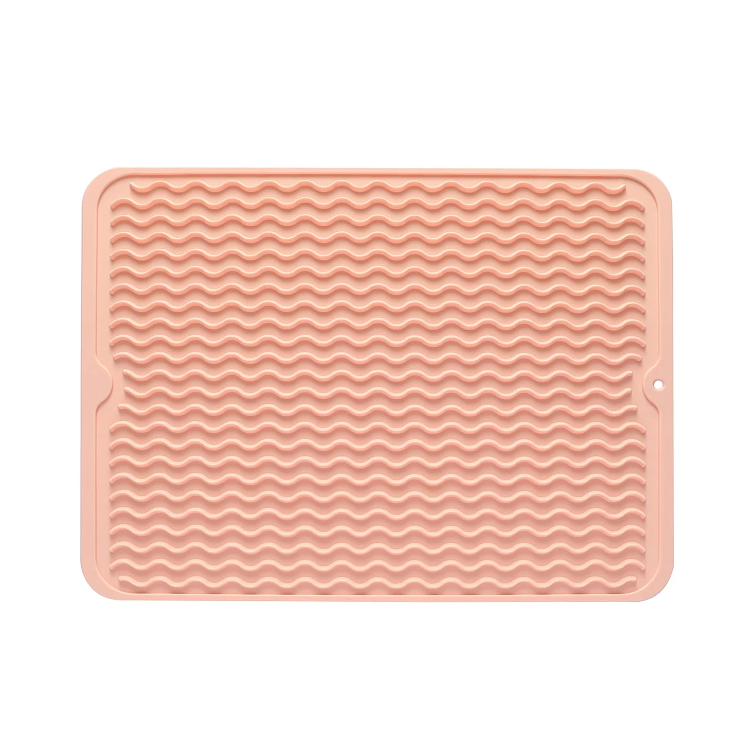 Silicone Dish Drying Mat for Multiple Usage Easy clean Eco-friendly Heat-resistant Silicone Mat for Kitchen Counter or