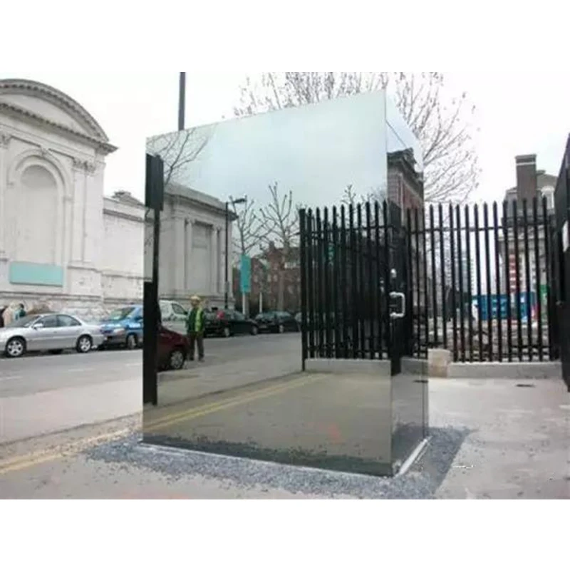 High quality semi transparent mirror temper glass reflective coated temper glass