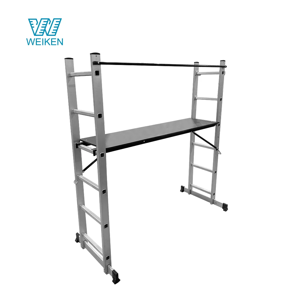 WEIKEN Escalera Single Telescopic LadderTop Quality Low Price Ladder Manufacturers Frame Scaffolding Cheap Price Ladders Metal S