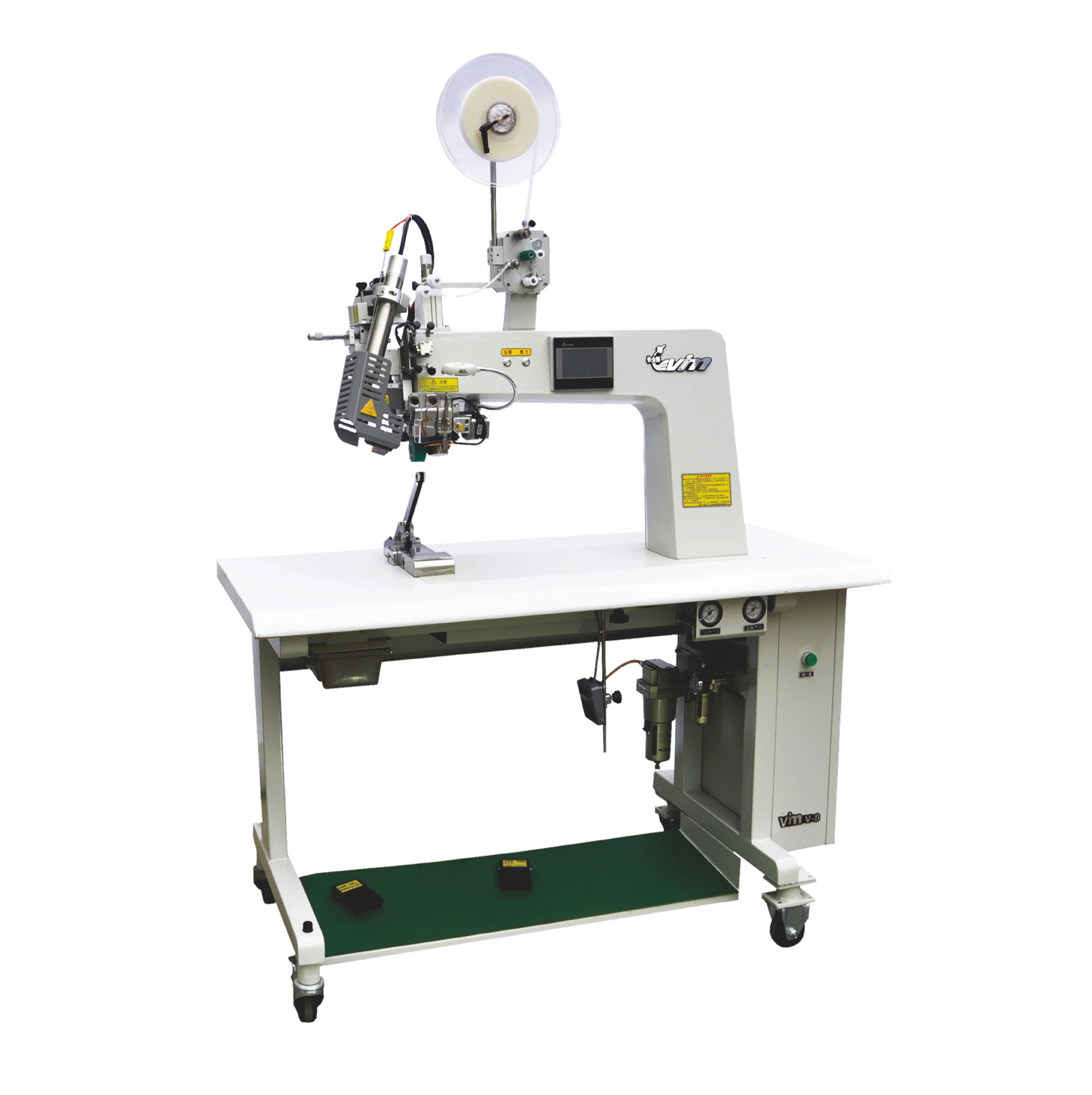 Полуавтоматический 2500 Вт горячий воздух бесшовная Сварка лыжный костюм водонепроницаемый шов лента запайки машина для альпинизма