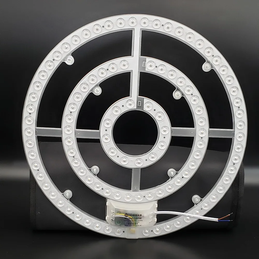 LED round Ceiling Lamp with Wick Light Source Transformation AC Powered PC Body Wick Replacement Plate and Lanterns Modules