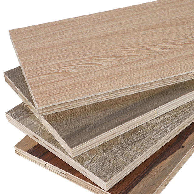Made in China high pressure laminated grey white melamine coloured HPL plywood for furniture