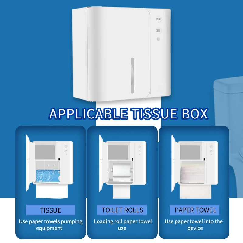 
Drawer box wall-mounted home living room creative free punch kitchen bedroom toilet storage wallpaper towel box 