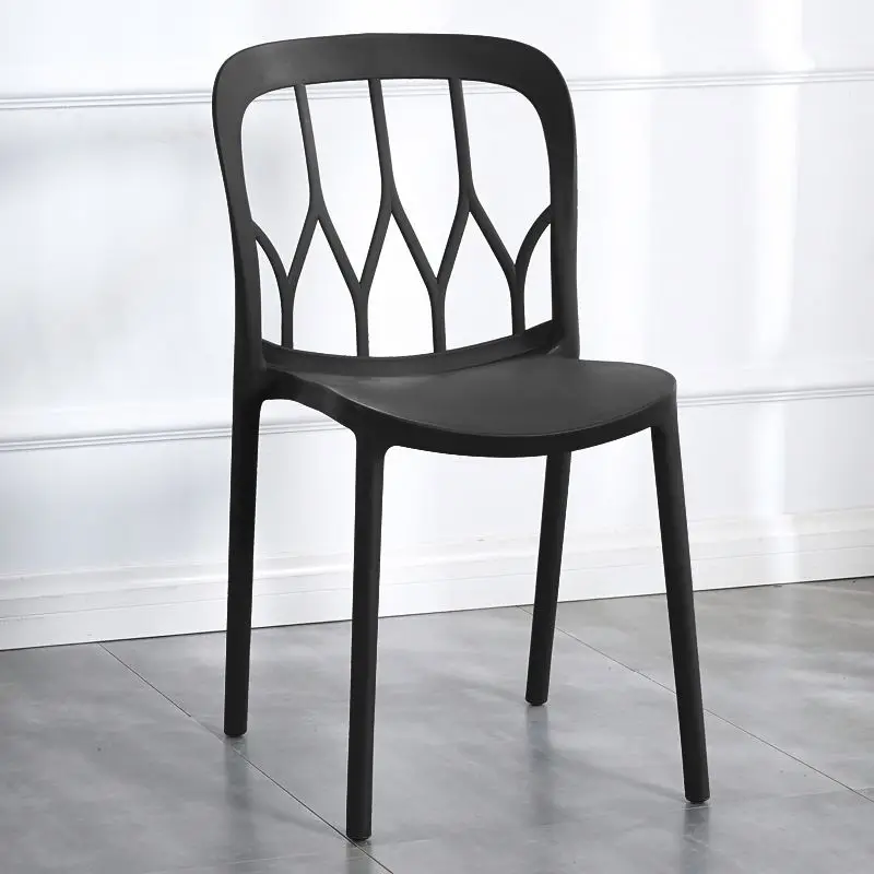 Hot sale cheap plastic strong restaurant dining room chairs wholesale stackable plastic chair