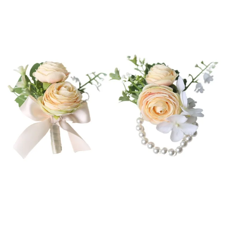 Wedding Bridal Wrist brooch pin corsage wedding accessories boutonniere men brooch corsage pin