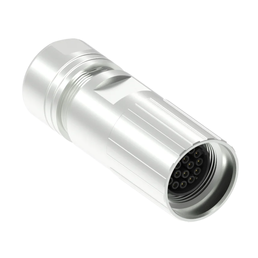 High Quality replaceM17-617 917 Signal Connector Female And Male filed wireables Intercontec Connectors Servo Motor