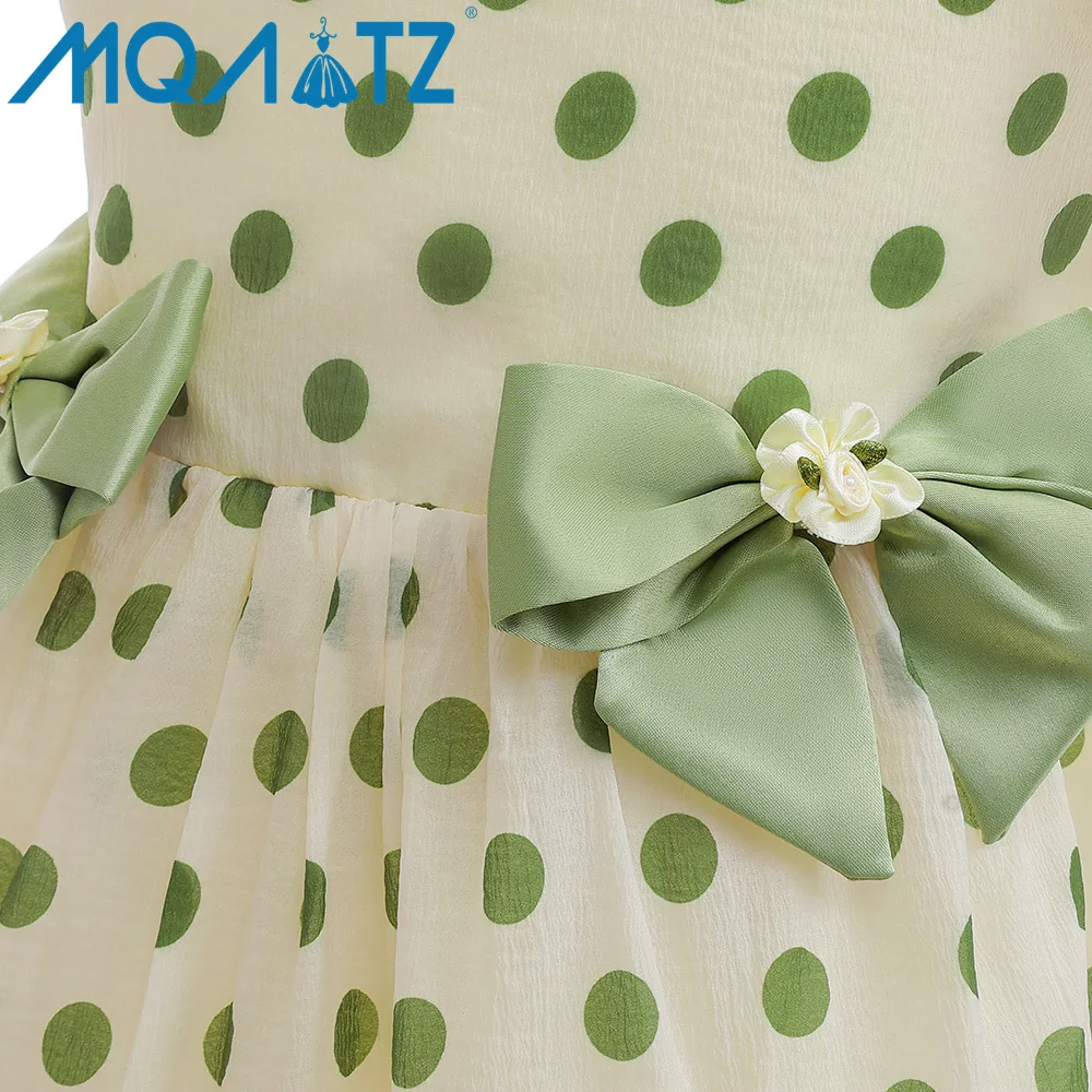 MQATZ Easter Princess Toddler Kid Child Girls Tutu Dress Party Wedding Birthday Dresses For Girl Pearl Bow Costumes