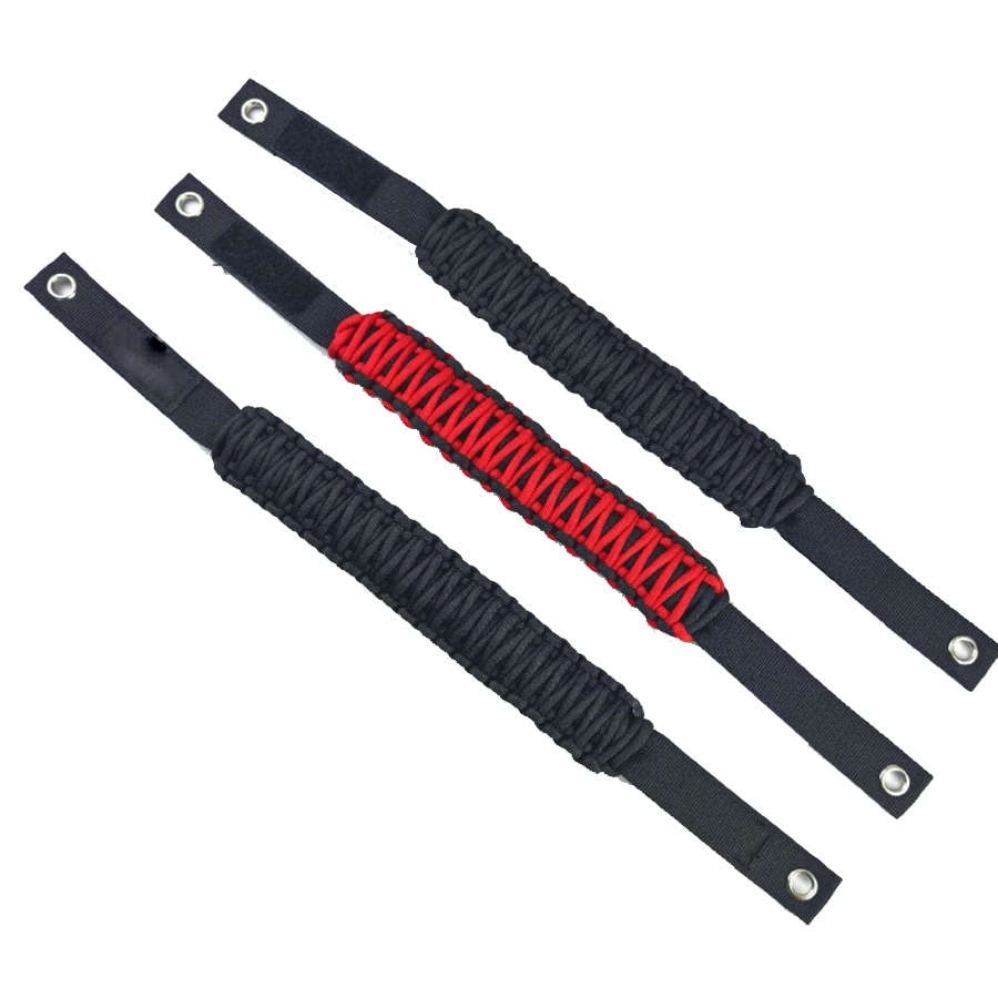 High Quality Woven Terylene Roll Bar Grab Handles For 2021 2022 Bronco 2/4 Doors