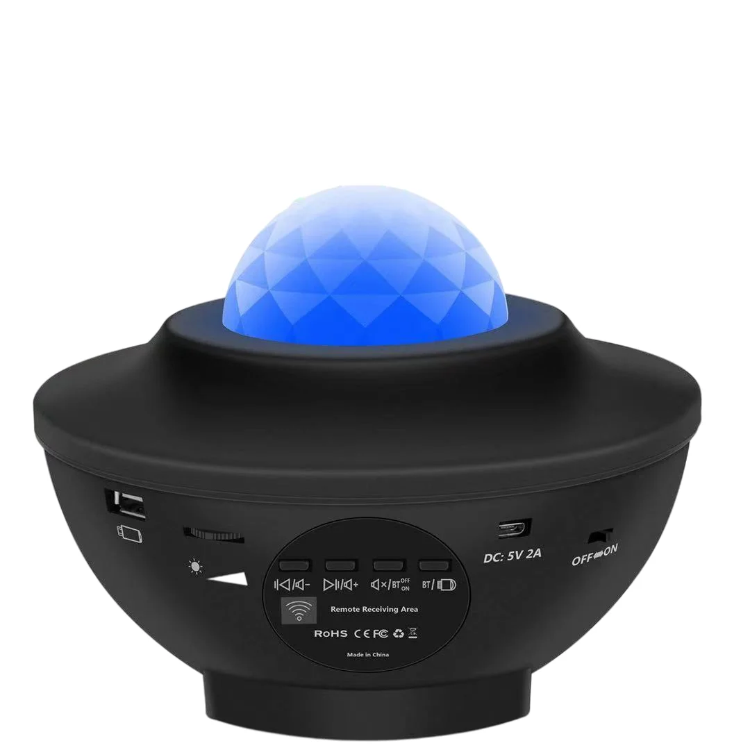 New Smart Night Kids Room Star Moon Projector USB Remote Control LED Night Starry Sky Lights