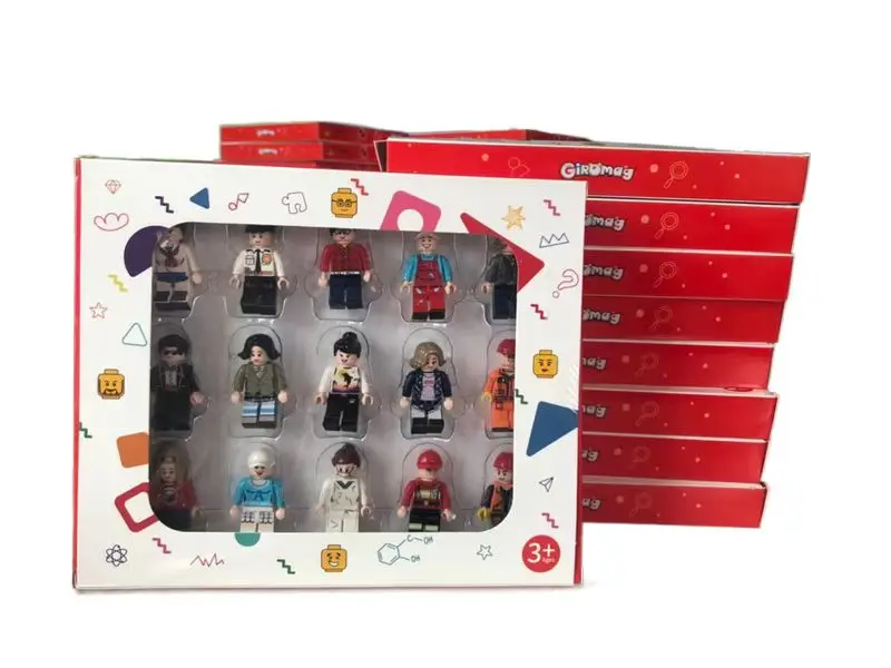 Magnetic Figures-Community Figures Set of 15 Pieces - Play People Perfect for Magnetic Tiles - Magnetic Tiles Expansion Pack