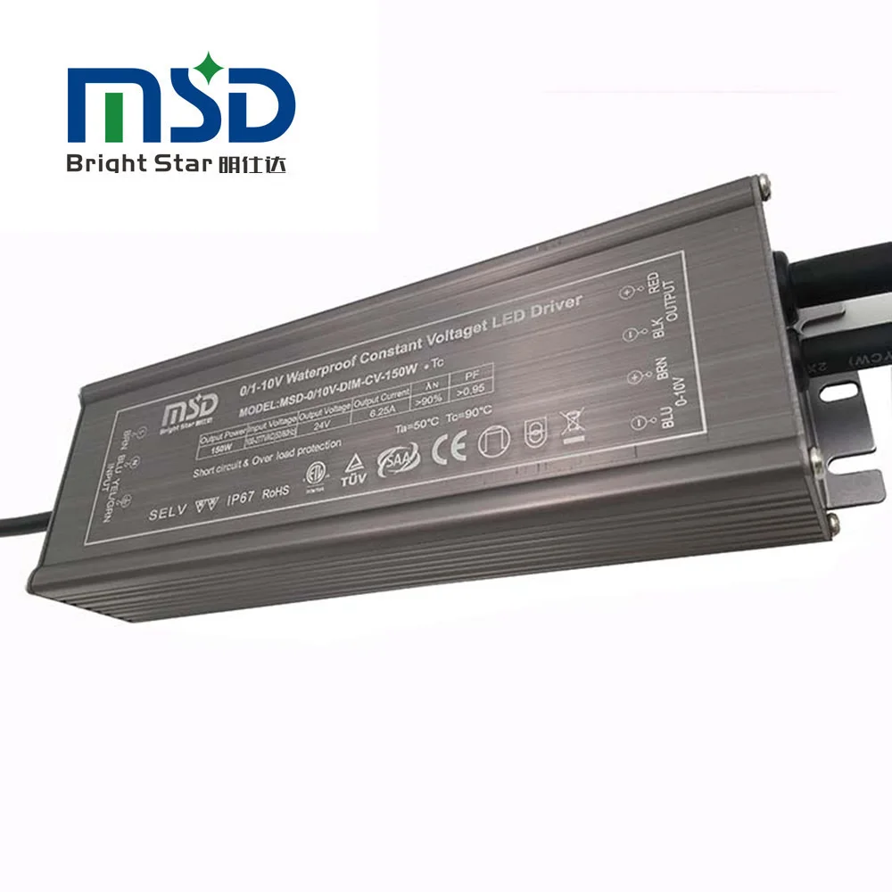 5 years warranty 200w 0-10V PWM constant current dimming led driver