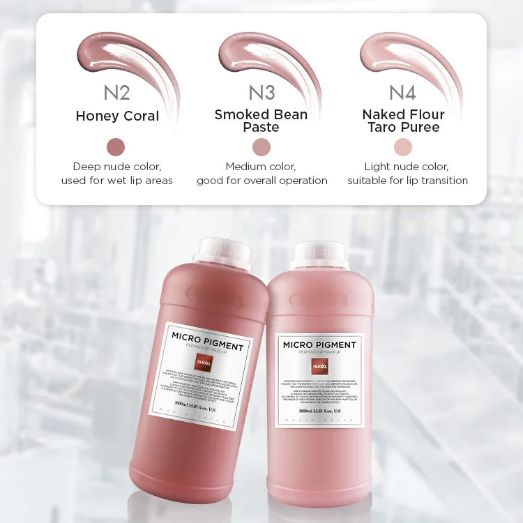 Famisoo Low Price  Private Label Eyebrow Lip Eyeliner Pmu pigments For Tattoo Machine Permanent Makeup Device Pigment