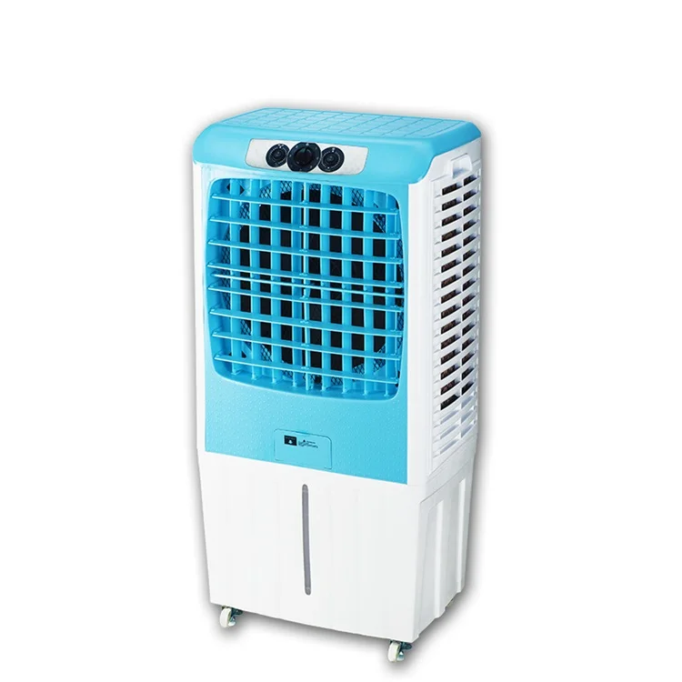 Removeable Industrial Mobile Air Cooler Cooling Fan Air Humidifier Portable Evaporative Air Cooler Conditioner With 40L Tank