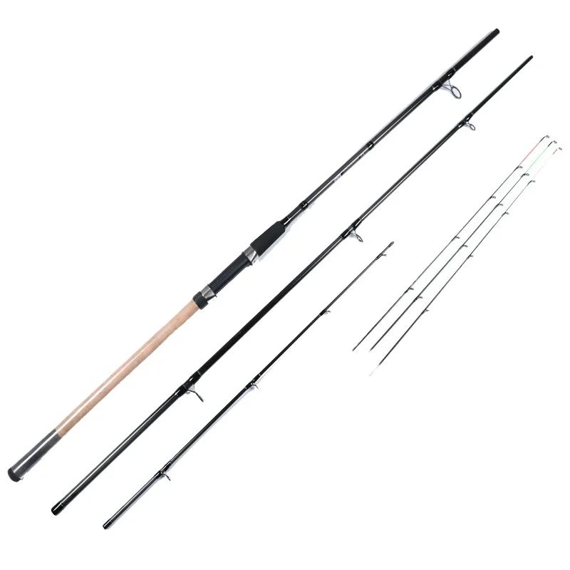  3.3/3.6/3.9 m carbon fly-fed rod straight handle far cast FEDER and followed by three rods