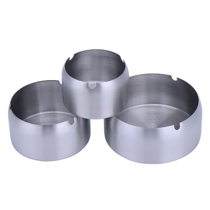 
Set Of 3 Stainless Steel Ashtray Outdoor Cigar Ashtray Windproof Ashtrays For Home And Outdoor 