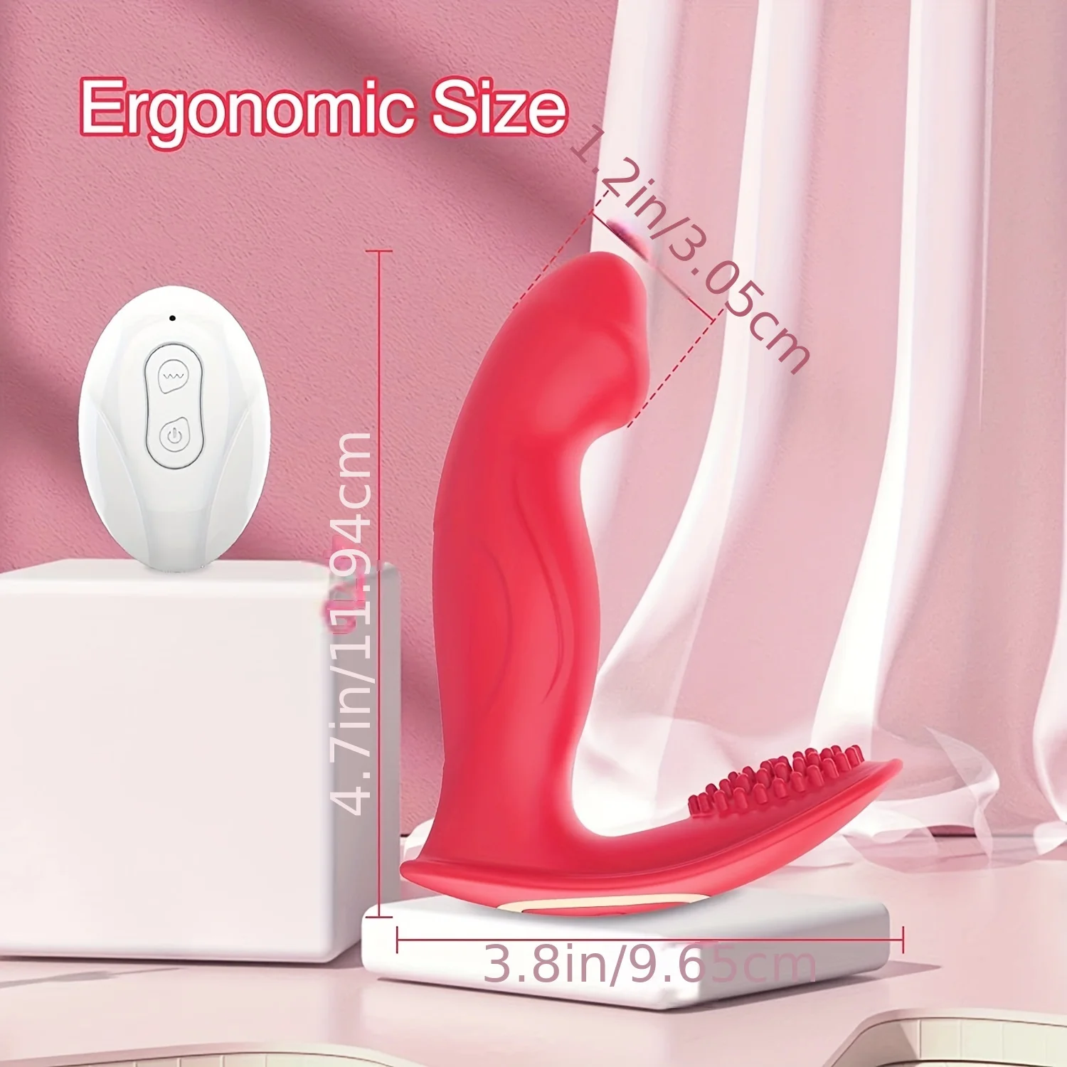 AAV APP Control Wearable Sex Toy Rose Flower Clitoral Stimulation 10 Thrusting Vibrating G Spot Vaginal Vibration for Women