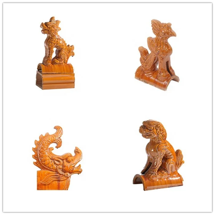 Wholesale glazed traditional Chinese ceramic roof tiles