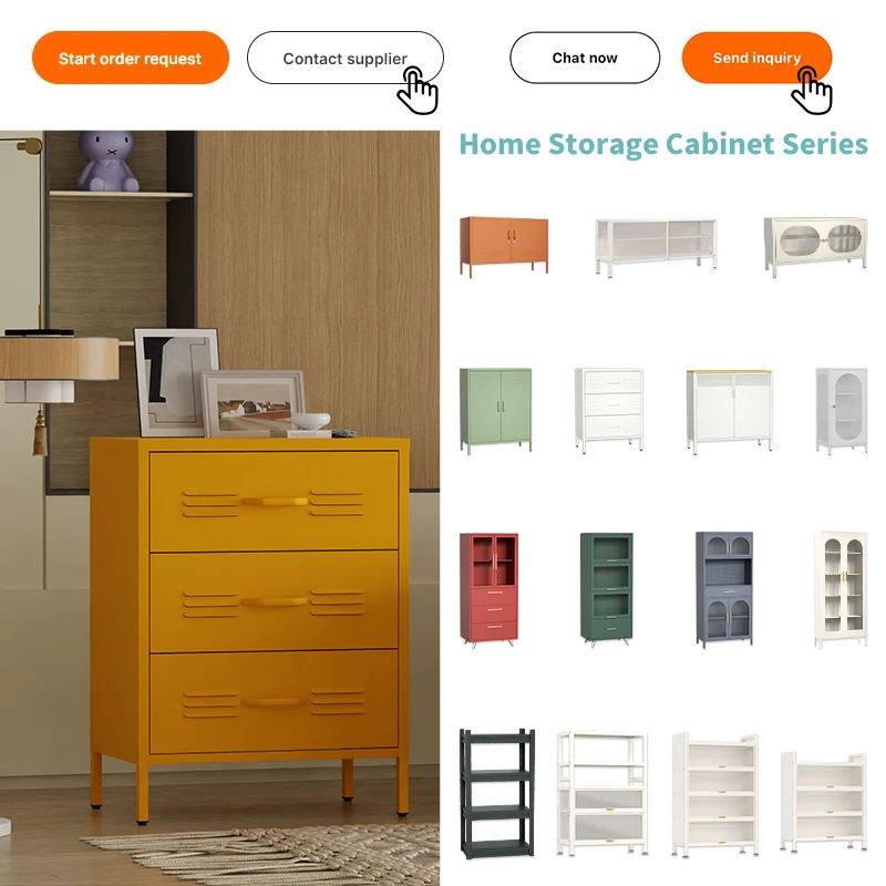 KD structure colorful household furniture single door steel cabinet metal storage cabinet for living room bedroom